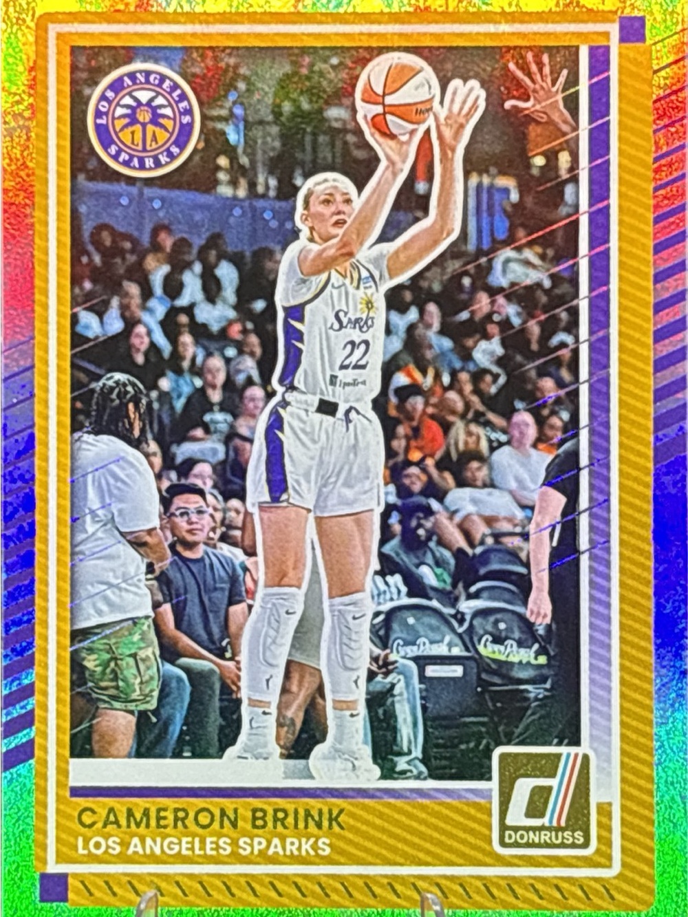 Cameron Brink Los Angeles Sparks Donruss Card - Prizm
